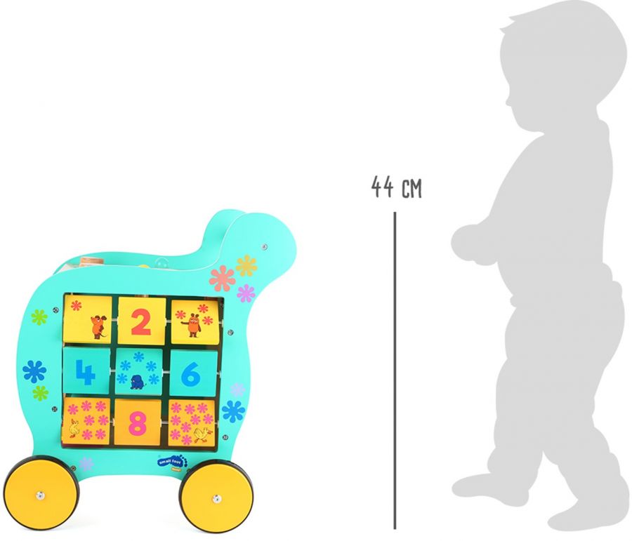 Guarda carrello primi passi legno Elefante Gioco per bambini Legler