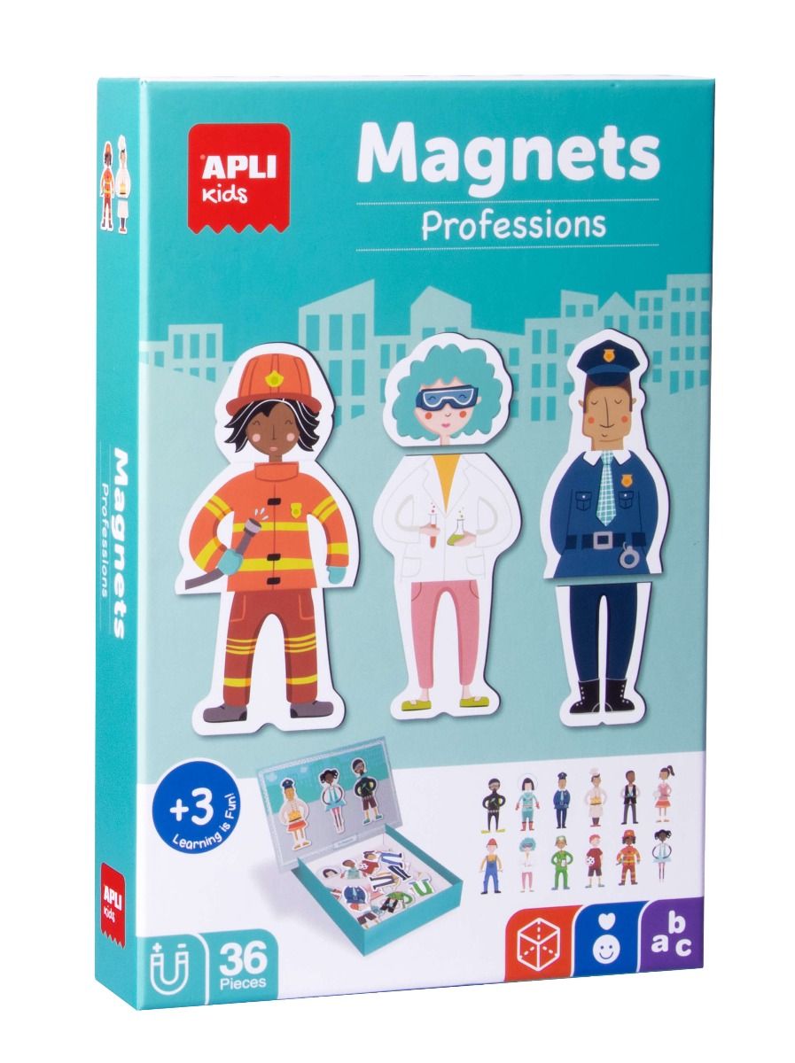 Gioco creativo Apli Kids - Gioco magnetico delle professioni, gioco  educativo
