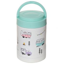 Thermos Porta Cibo Puckator- Thermos in Acciaio Inossidabile 500ml vari  colori, accessori per la pappa