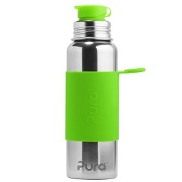 Pura Kiki Borraccia termica in acciaio 475ml – tappo sport verde