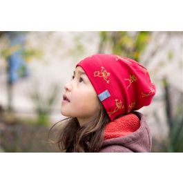 Passamontagna Pickapooh - Cappello per bambini in lava biologica  Max-Fucsia, cappello per bambini